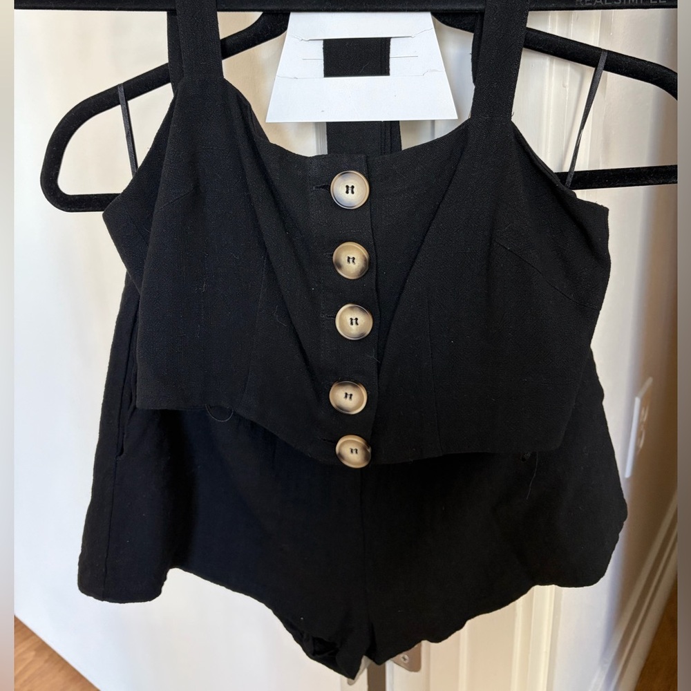 Black Tank & Short Set